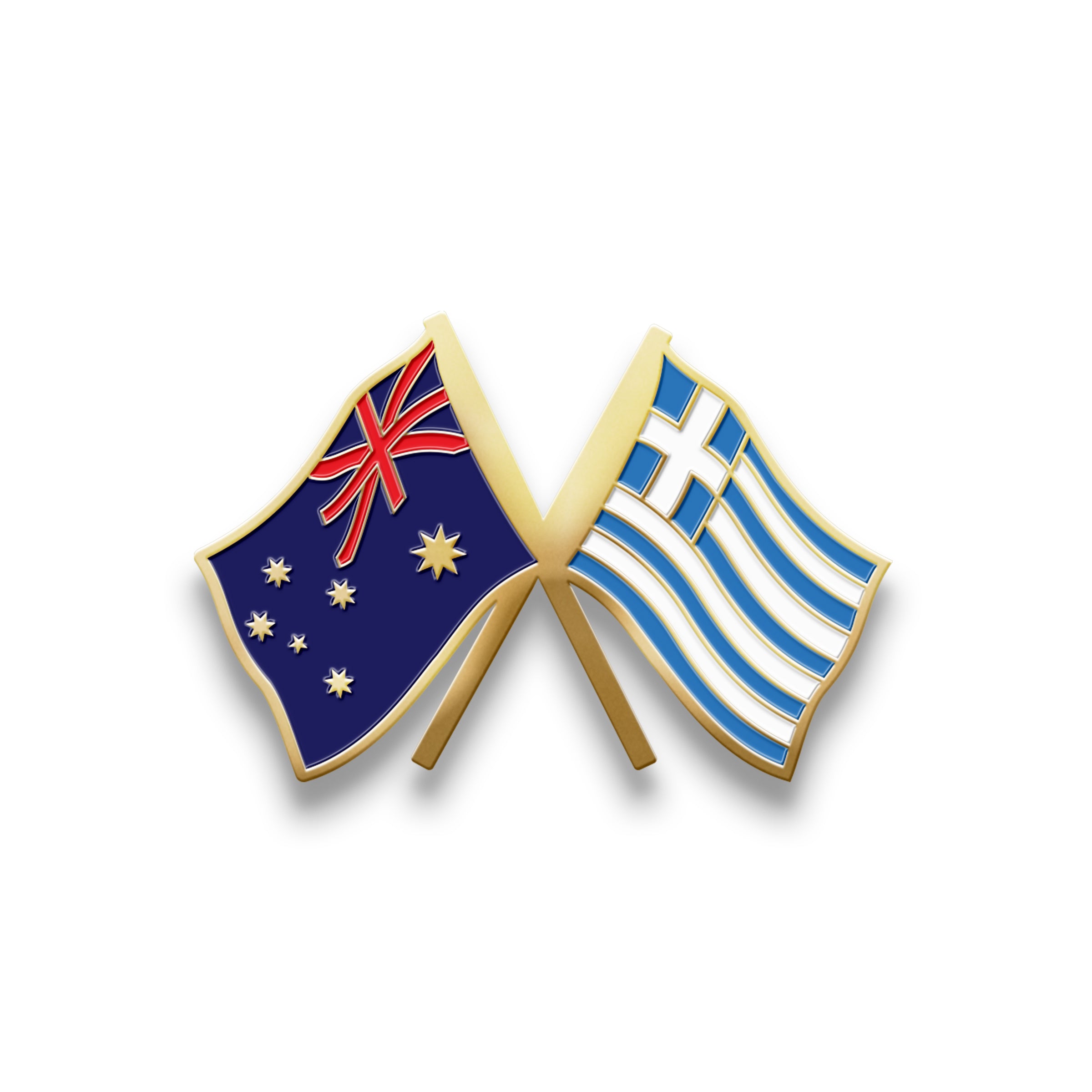 Hat Badge - Australia/Greece