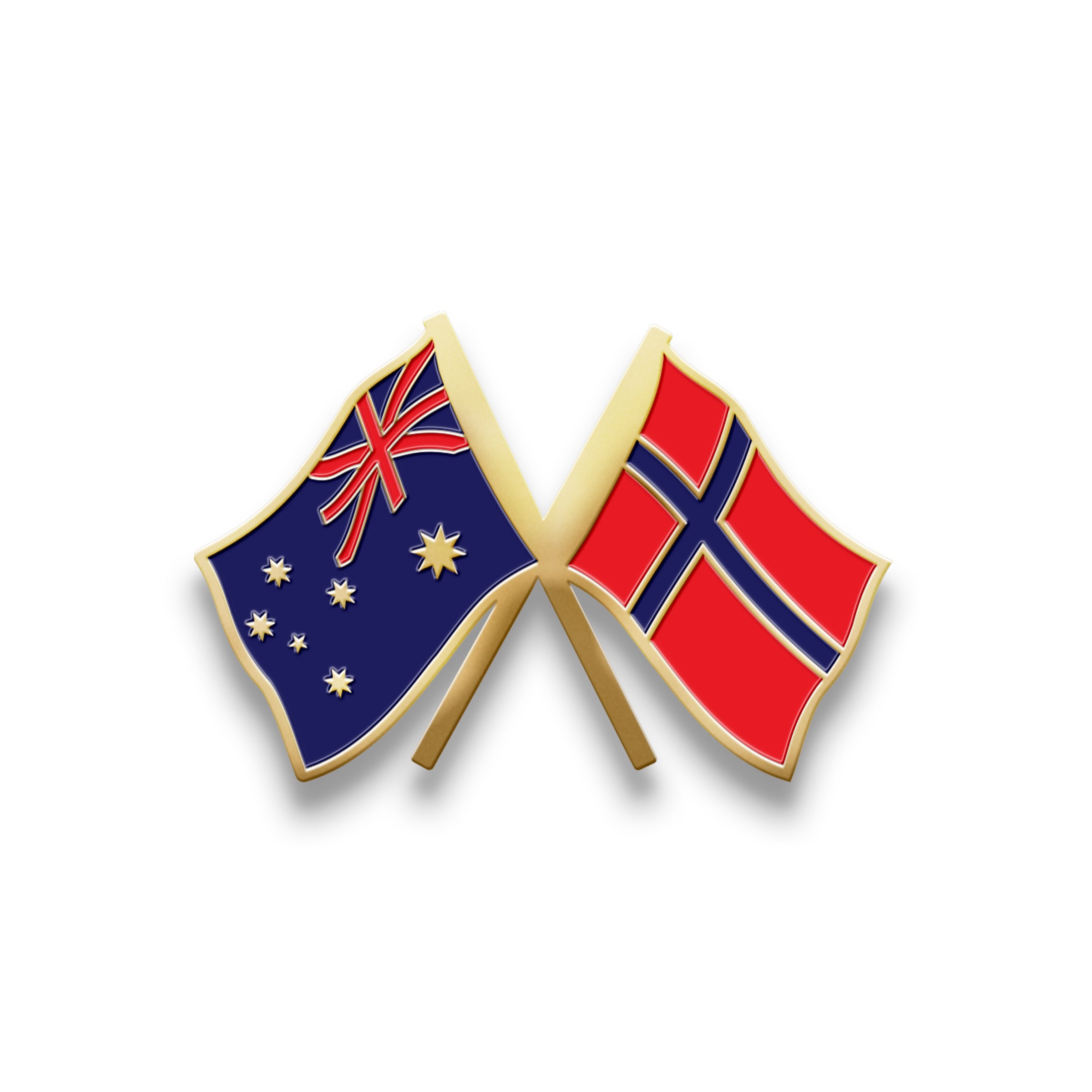 Hat Badge - Australia/Norway