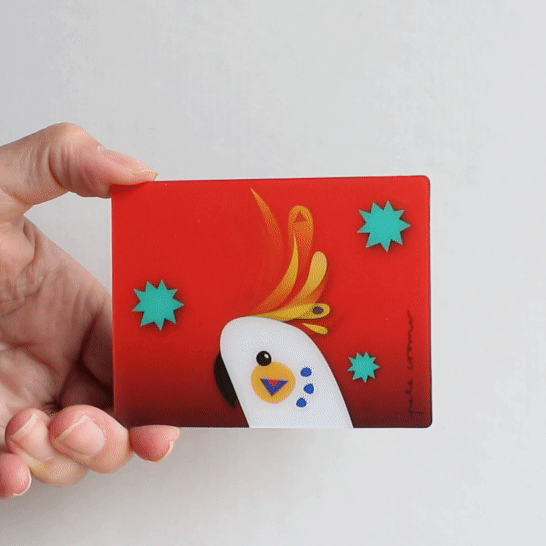 Pete Cromer 3D Keyring - Cockatoo
