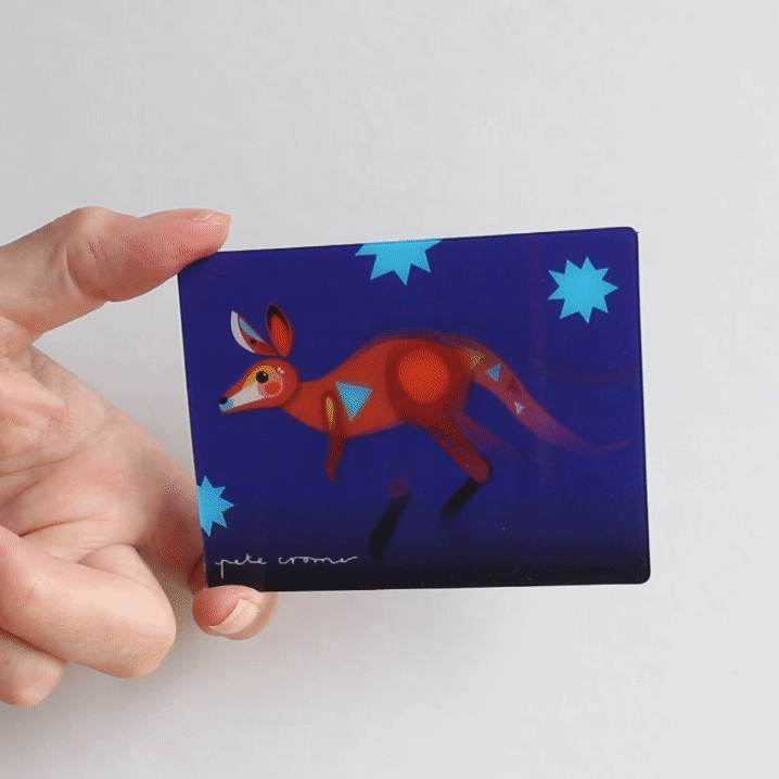 Pete Cromer 3D Magnet - Kangaroo