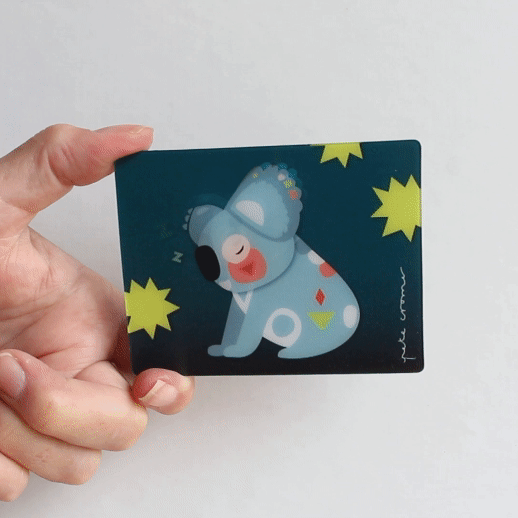 Pete Cromer 3D Postcard - Koala - Wilmot Harvey