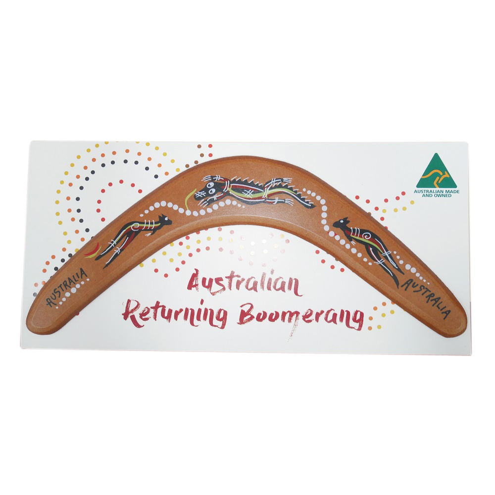 Carded Boomerang (3 sizes) - Wilmot Harvey Gifts & Souvenirs